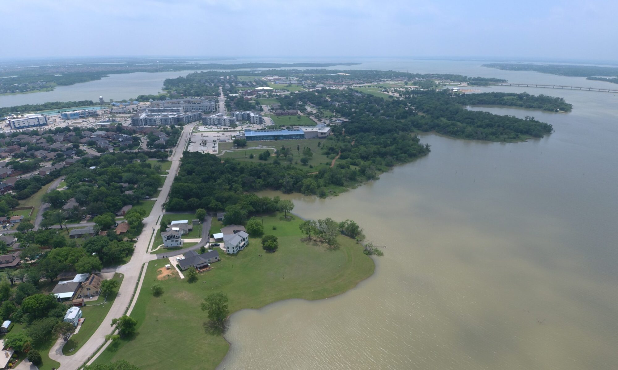 New home build on Lake Lewisville, Texas